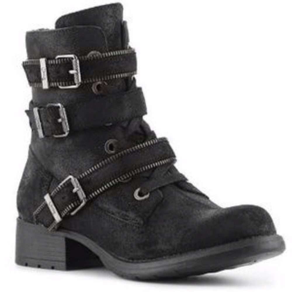 Sam Edelman Leather Moto Boots